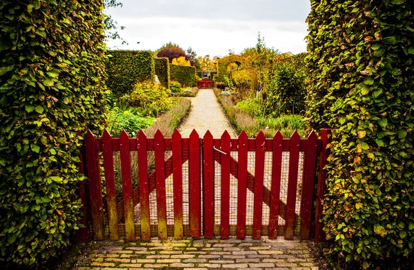 Muiderslot castello antico parco ensemble — Foto Stock