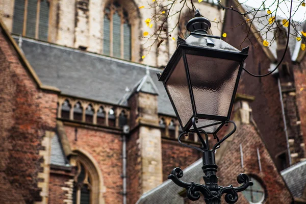 Igreja antiga em Haarlem . — Fotografia de Stock