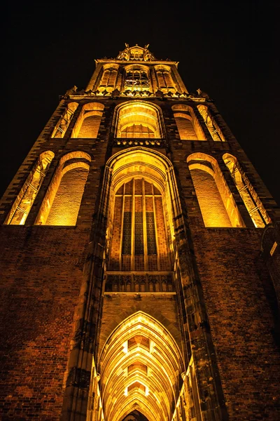 Igreja europeia antiga Utrecht - Holanda . — Fotografia de Stock