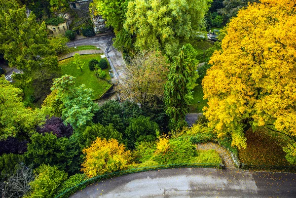 Parque en Luxemburgo vista desde arriba —  Fotos de Stock