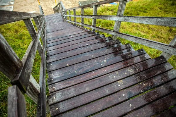 Ancient wooden ladder — Stock Photo, Image