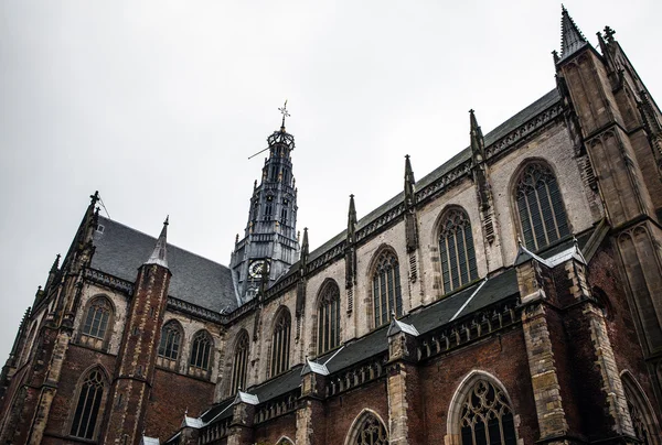 Antica chiesa di Haarlem . — Foto Stock