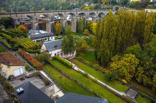 Ponte Passerelle ou Viaduto do Luxemburgo — Fotografia de Stock