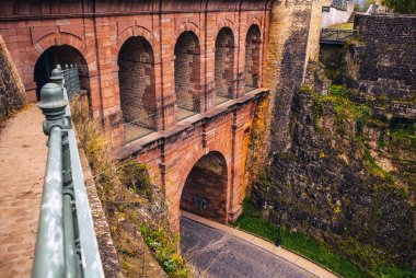 Passerelle köprü veya Lüksemburg viyadük