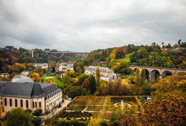 Luxembourg old town clipart