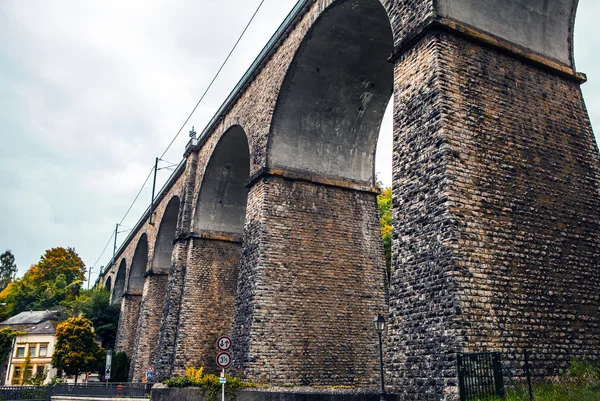 Passerelle Brücke oder Luxemburger Viadukt — Stockfoto