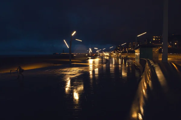 Street at night at Hague — Stock Photo, Image