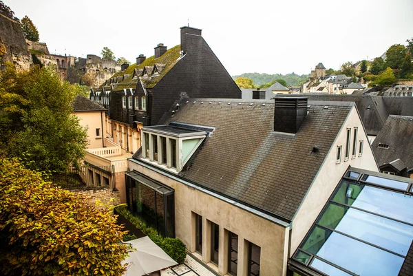 Традиционная архитектура Люксембурга — стоковое фото