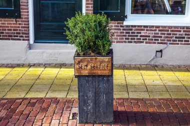 Dekoratif unsur park tasarım Giethoorn, Hollanda.