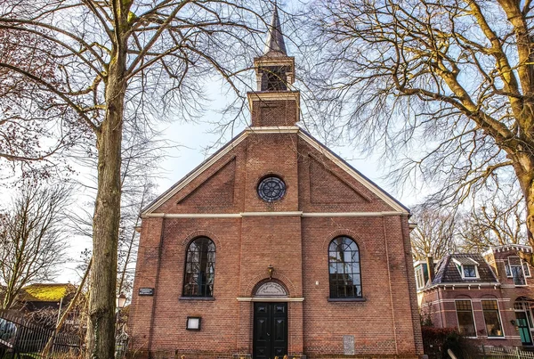 Старая церковь в Giethoorn, Netherlands . — стоковое фото