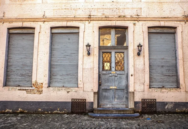 Antikes Gebäude des mittelalterlichen Brügge, Belgien. — Stockfoto