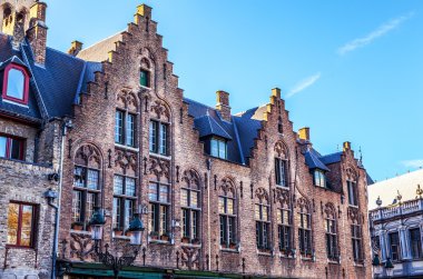 Antik Bina Ortaçağ Brugge, Belçika.