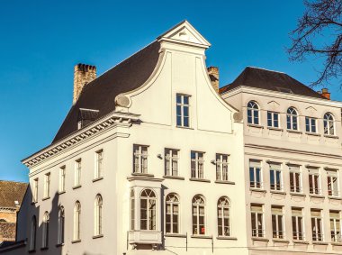 Antik Bina Ortaçağ Brugge, Belçika.