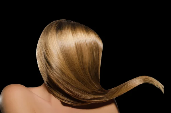 Światło dla kobiet prostowane włosy Obrazek Stockowy