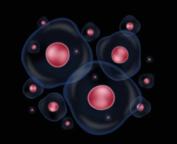 Cellules - Concept de biologie — Image vectorielle