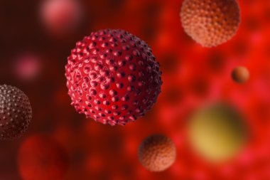 Çok renkli bir arka plan hücrelerdeyse