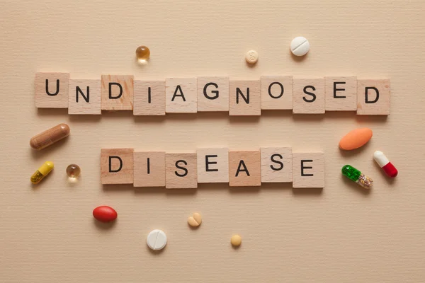 Undiagnosed disease with pills — Stock Photo, Image