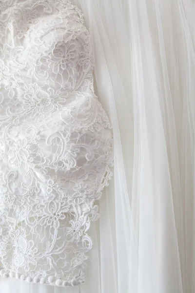 Wedding dress view — Stock Photo, Image