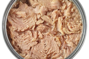 Ton balığı konserve yakın çekim