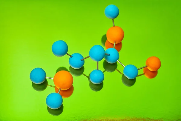 Molekül yeşil — Stok fotoğraf