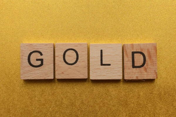 Gold concept on gold — Stock Photo, Image