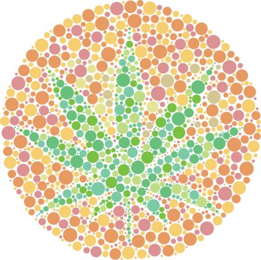 Ishihara test clipart