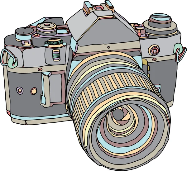 Klasik eski fotoğraf makinesi.