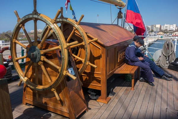 La barca rusa Kruzenshtern — Foto de Stock