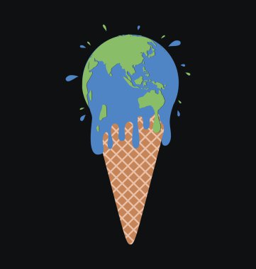 dondurma dünya Küre