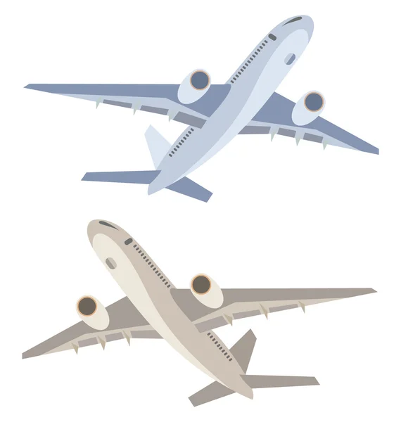 Vector de aviones de pasajeros — Vector de stock