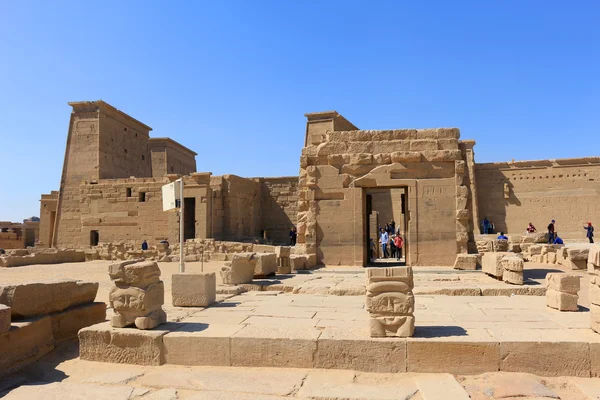 Temple of Philae dedicated to the Goddess Isis — Stock Photo, Image