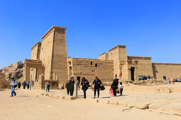 Temple of Philae dedicated to the Goddess Isis — Stock Photo, Image
