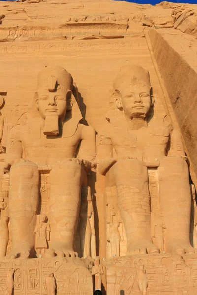 Heykel, Ebu Simbel — Stok fotoğraf