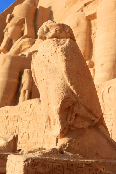 Staty vid Abu Simbel — Stockfoto