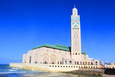 Hassan II Mosque, Casablanca clipart