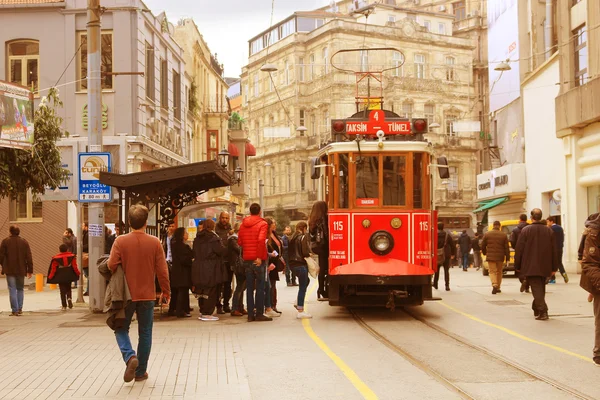 Vintage vozík v Istanbulu, Turecko — Stock fotografie