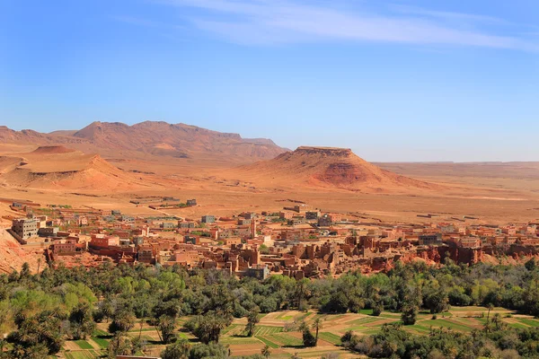 Oasis de pueblo marroquí —  Fotos de Stock