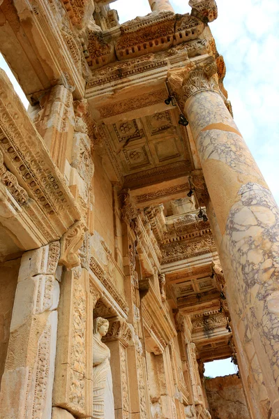 Bibliothek von celsus in ephesus, Türkei — Stockfoto