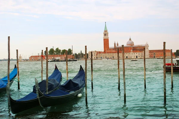 Venice boats  in the evening — Stock Photo, Image