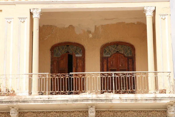 Primo piano del balcone — Foto Stock