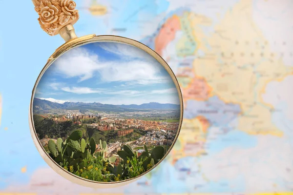 Looking in on Granada, Spain — Stock Photo, Image