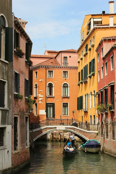 Casas coloridas em Veneza Italia — Fotografia de Stock