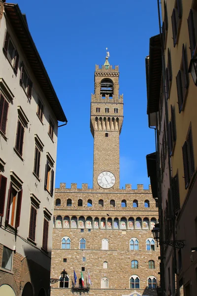 Bell tower of Palazzo Vecchio, Florence Royalty Free Stock Images