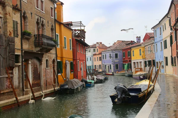 Burano, Itália casas — Fotografia de Stock