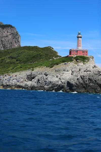 Lighthouse in Capri — Stock fotografie