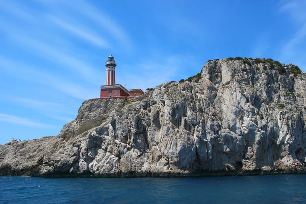 Capri lighthouse — Stock fotografie