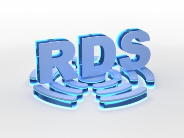 RDS acronym (Radio Data System) clipart