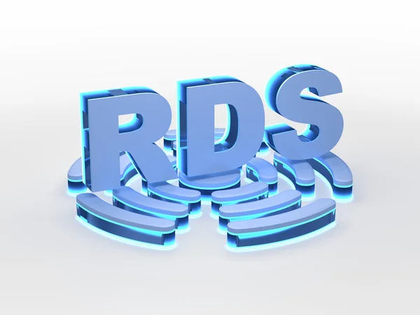 Rds Akronym Radio Data System — Stock fotografie