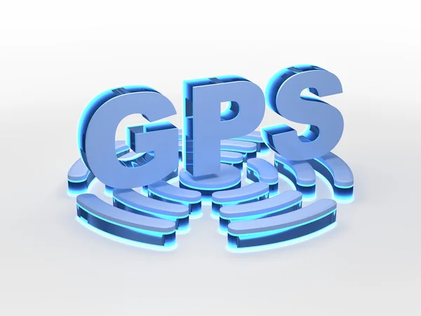 Sigla Gps Posicionamiento Global Del Sistema —  Fotos de Stock