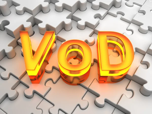 VOD (Video on Demand) — Stock Photo, Image